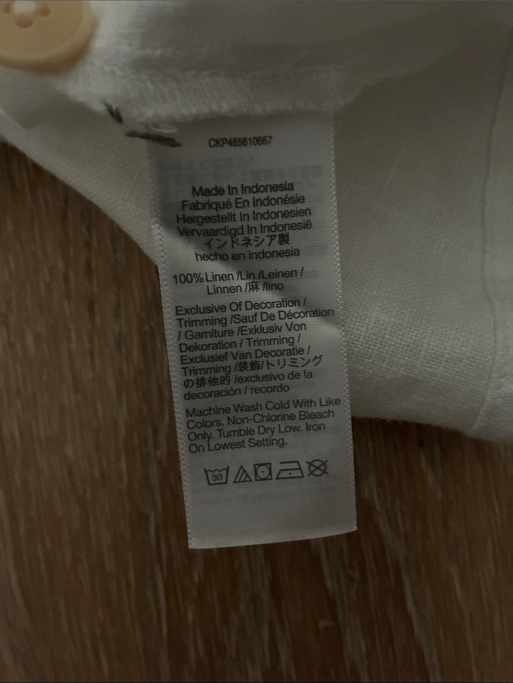 Madewell Linen Eyelet Midi Dress - Picture 3 of 5